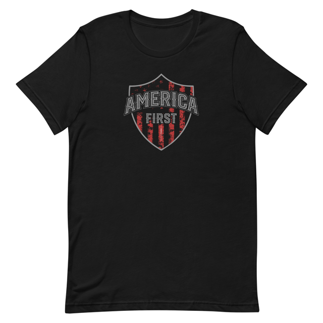 America First t-shirt in Black