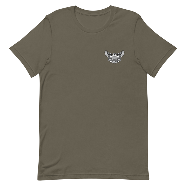 Mainstream Freedom t-shirt in Army colorway