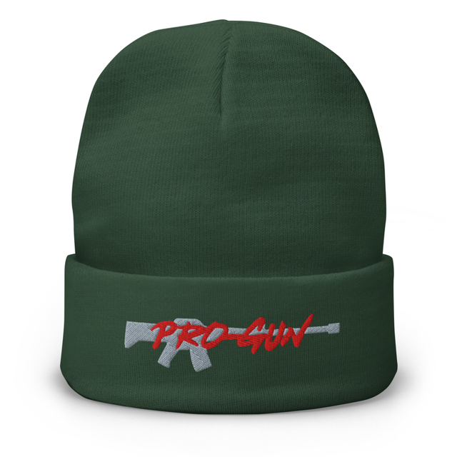 Pro-Gun Pro 2A beanie in dark green