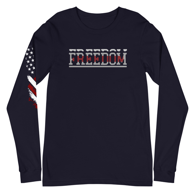 Freedom Unisex Long Sleeve Tee, second view