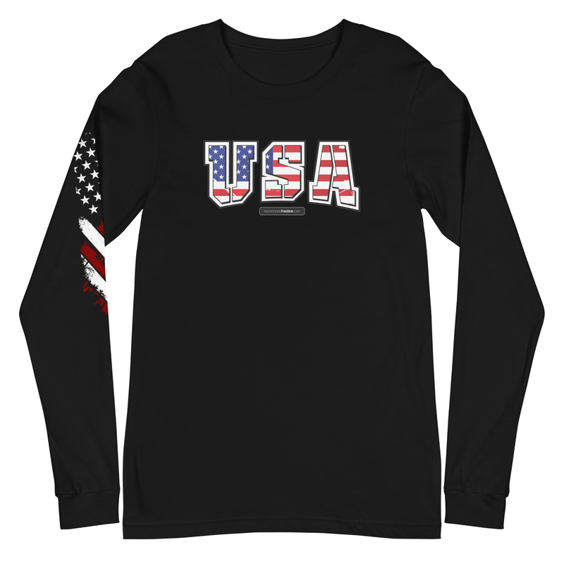 USA Unisex Long Sleeve Tee