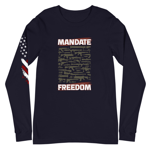 Mandate Freedom Unisex Long Sleeve Tee, second view