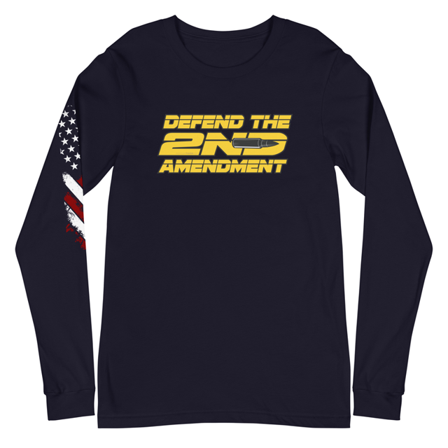 Defend The 2nd Amendment Unisex Long Sleeve Tee, second view