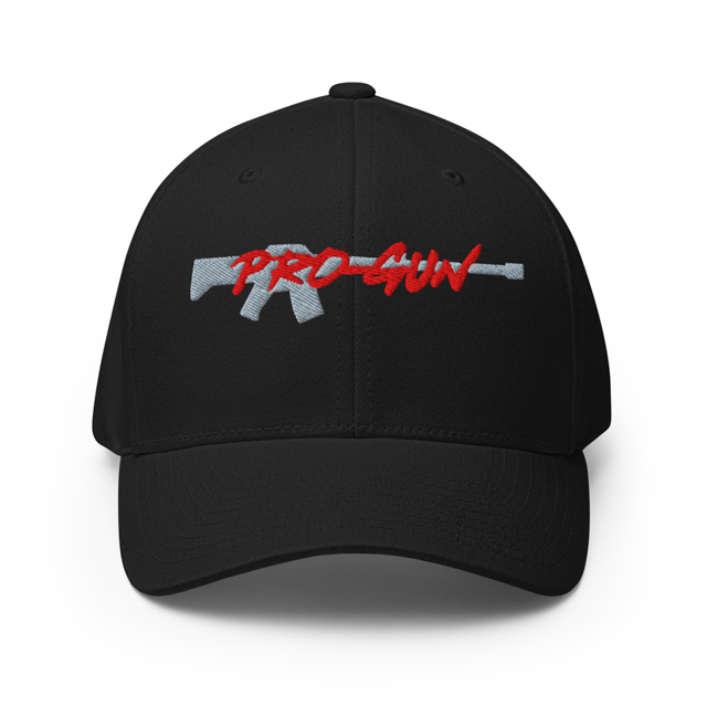 Pro-Gun Embroidered Structured Twill Cap - Pro Second Amendment Cap/Hat, second view
