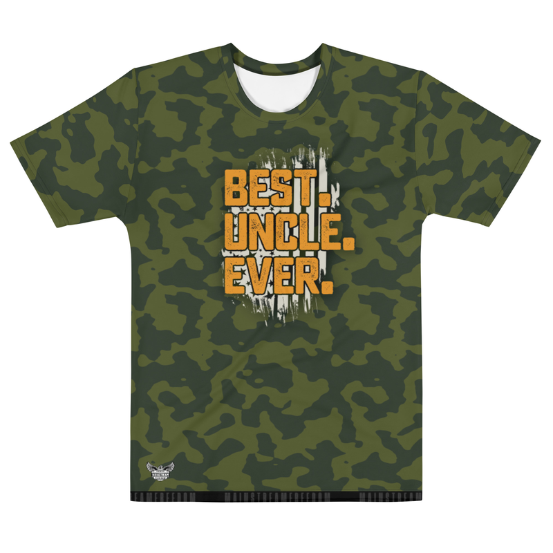 Best. Uncle. Ever. Camo Men's  All-Over Print Crew Neck T-Shirt
