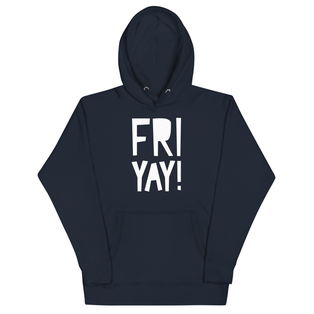 Fri Yay! Unisex Hoodie, second view