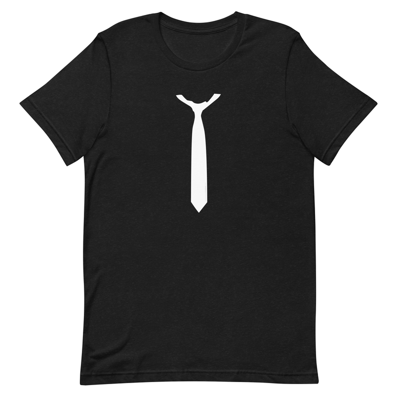 Necktie Silhouette Unisex t-shirt