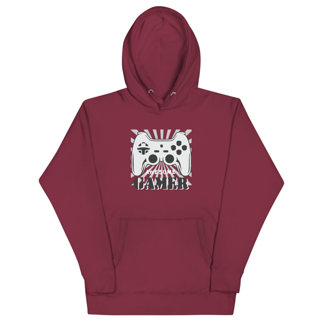 Awesome Gamer Unisex Hoodie, second view