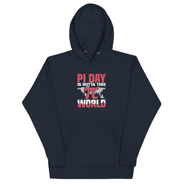 PI Day Is Outta This World Unisex Hoodie, second view