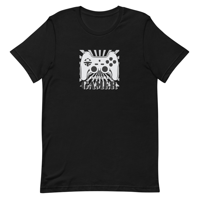 Awesome Gamer Unisex t-shirt, second view
