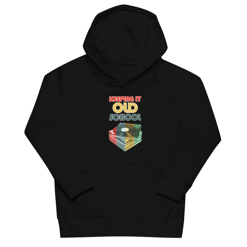 Keeping It Old School Kids eco hoodie