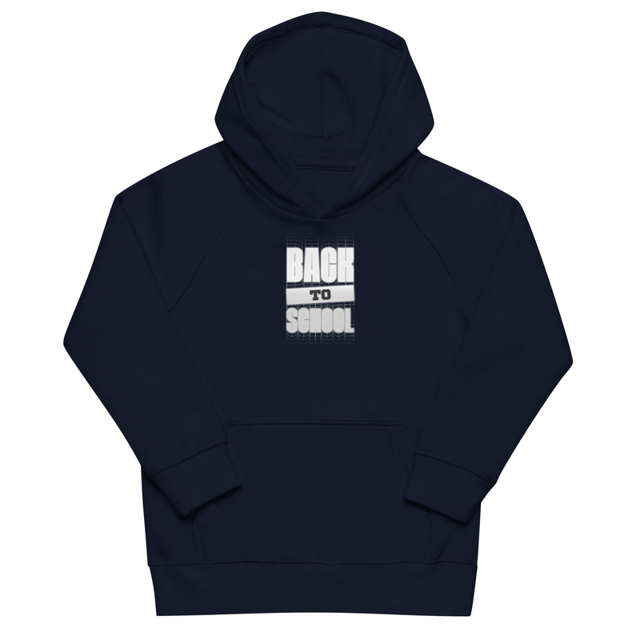 Back To School Kids eco hoodie, second view