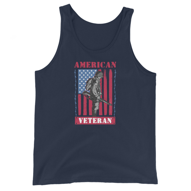 American Veteran Men's Tank Top, second view