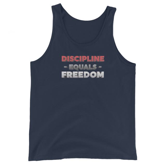 Discipline Equals Freedom Men's Tank Top, second view