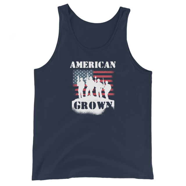 American Grown Men's Tank Top, second view