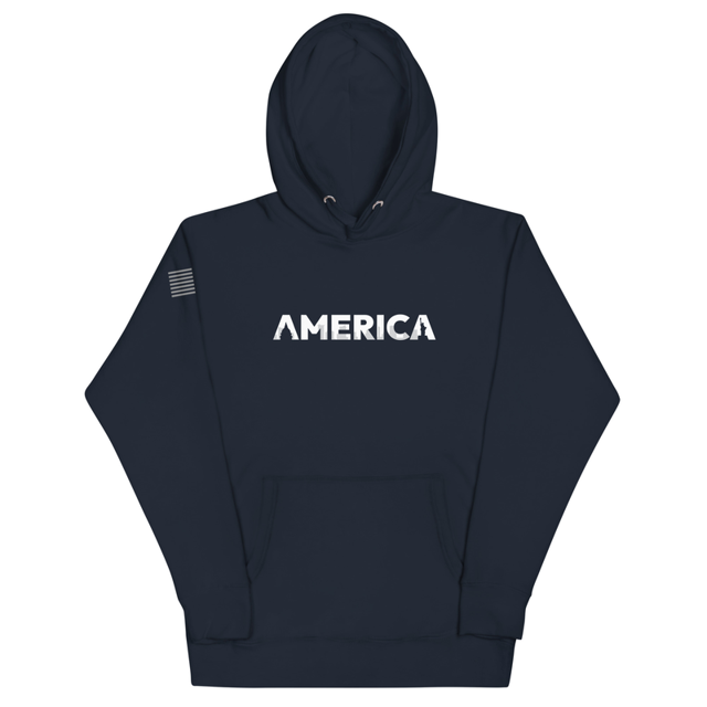 America Unisex Hoodie, second view