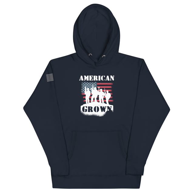 American Grown Unisex Hoodie, second view
