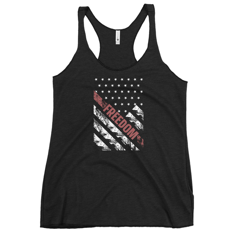 Freedom Grunge Flag Women's Tank Top