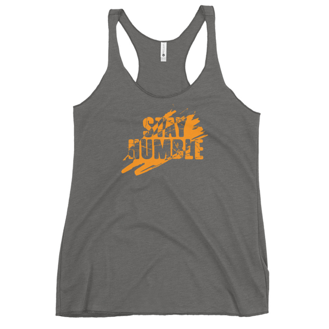 Stay Humble Women's Tank Top in Premium Heather, product mockup