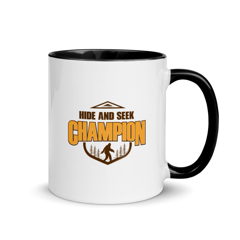 Hide and Seek Champion Mug with Color Inside