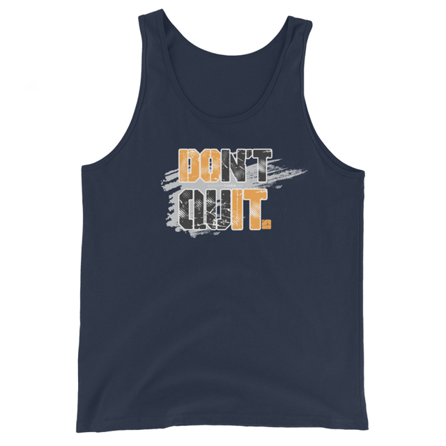 Don't Quit Men's Tank Top, second view