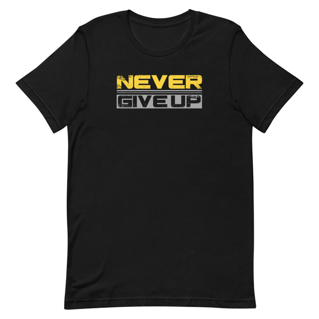 Never Give Up Unisex t-shirt, second view
