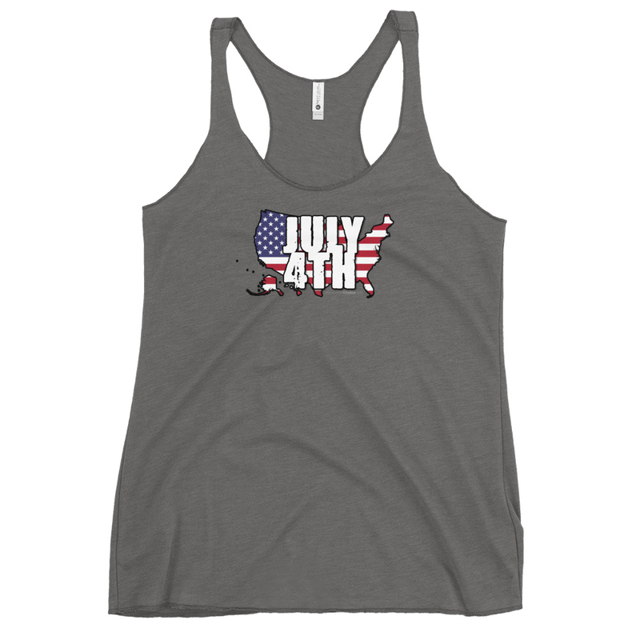 July 4th tank top in Premium Heather, product mockup