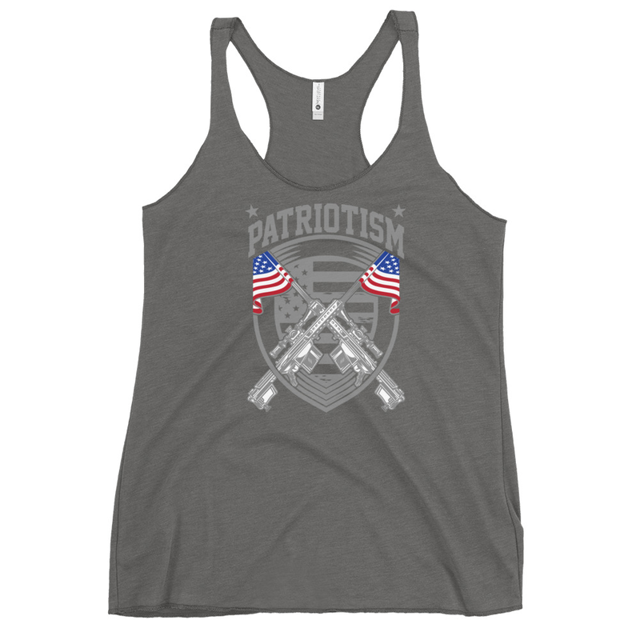 Patriotism tank top in Premium Heather, product mockup