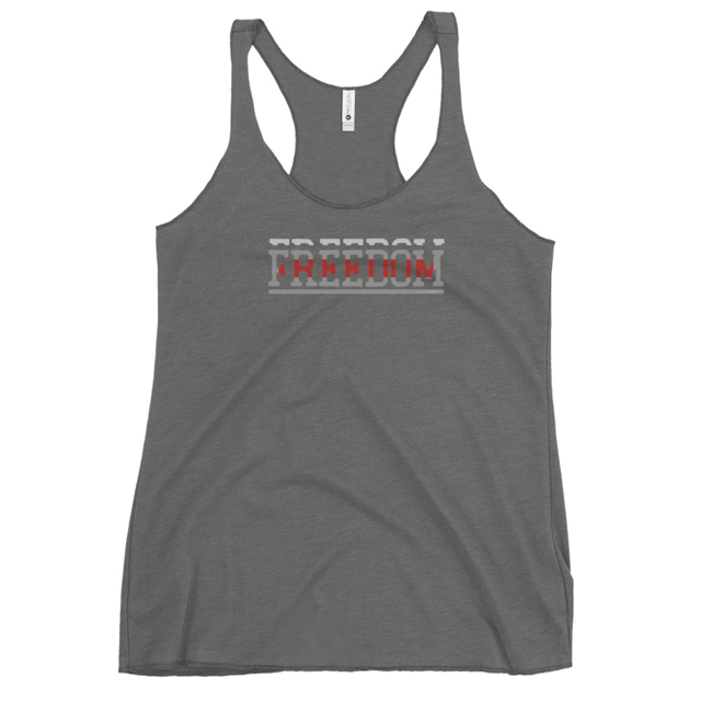 Freedom tank top in Premium Heather, product mockup