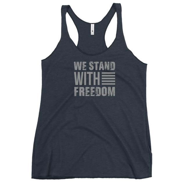 We Stand With Freedom Women's Tank Top, second view