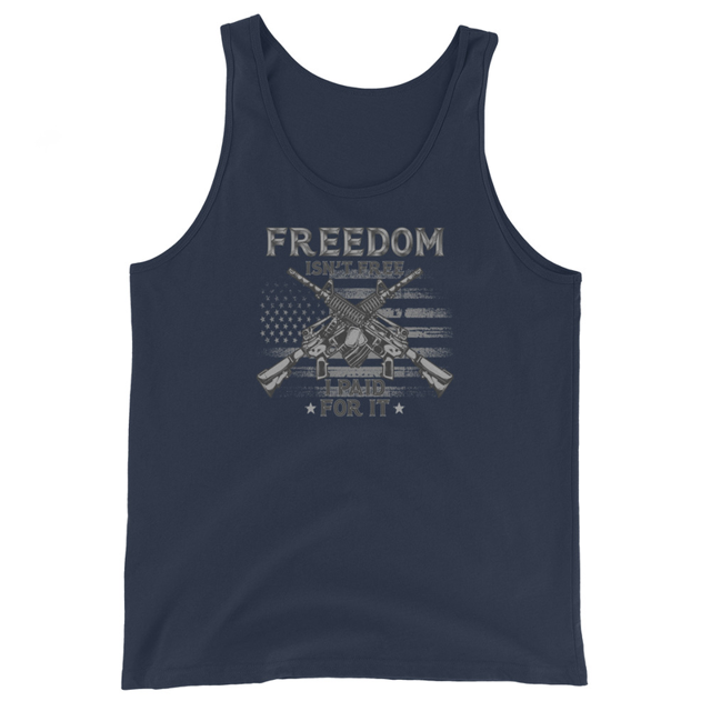 Freedom Isn't Free, I Paid For It - Men's Tank Top, second view