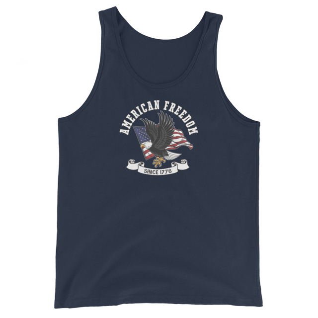 American Freedom Since 1776 - Men's Tank Top, second view