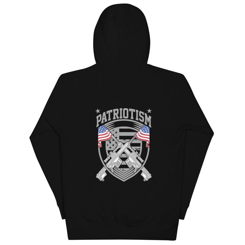 Patriotism Unisex Hoodie (Back Design)