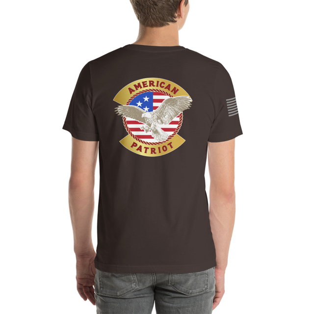 American Patriot t-shirt in Brown