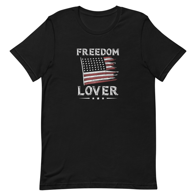 Freedom Lover Patriotic American Freedom Lover t-shirt, second view