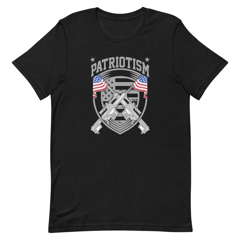 Patriotism Pro America Patriotic Graphic t-shirt (Front Design)