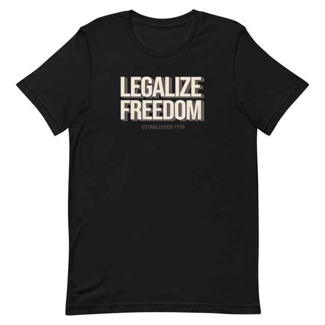 Legalize Freedom Unisex t-shirt, second view