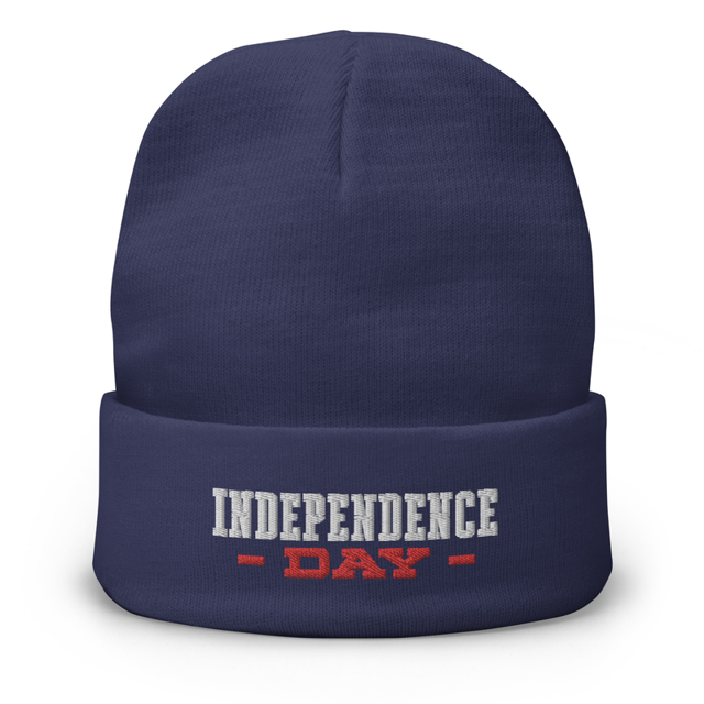 Independence Day Embroidered Beanie, second view