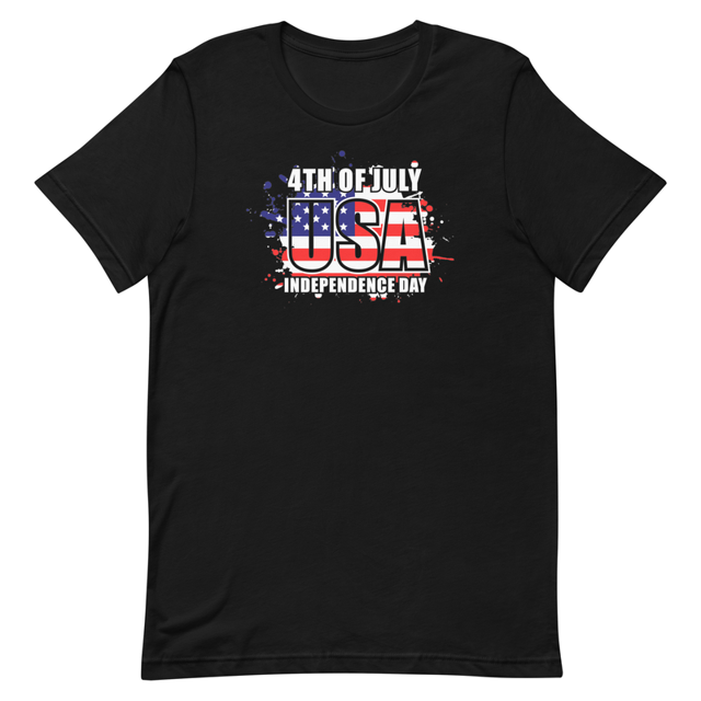 4th of July USA Independence Day Unisex t-shirt, second view