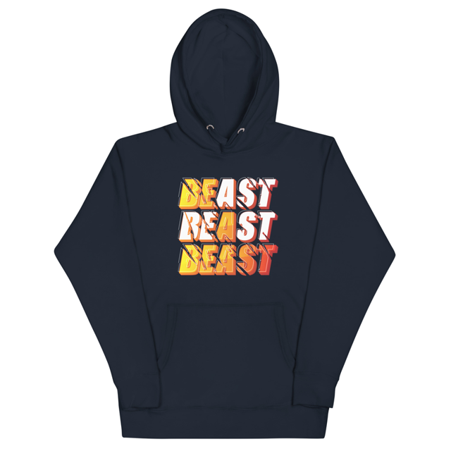 Beast Unisex Motivational Hoodie, second view