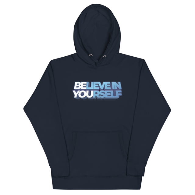 Believe In Yourself Unisex Motivational Hoodie, second view