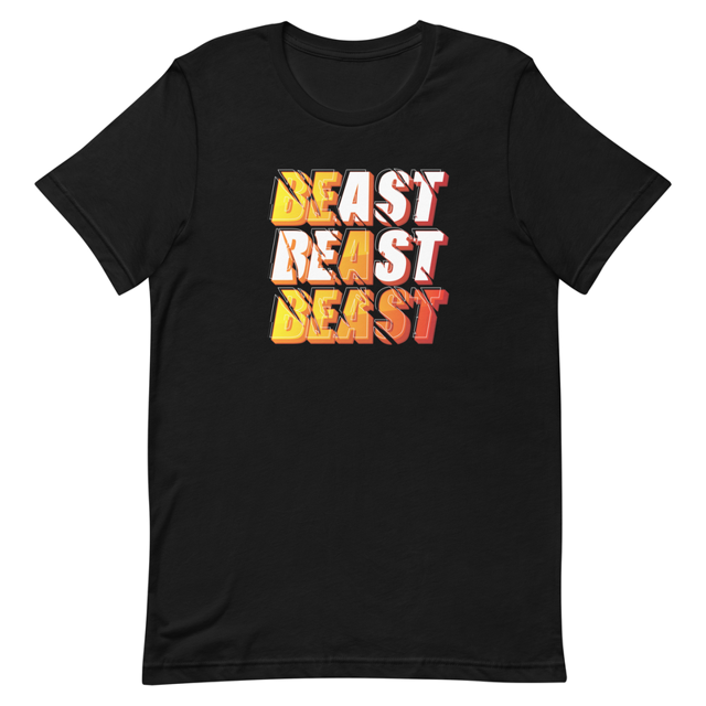 Beast Unisex Motivational t-shirt, second view