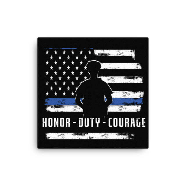 Honor Duty Courage canvas wall art