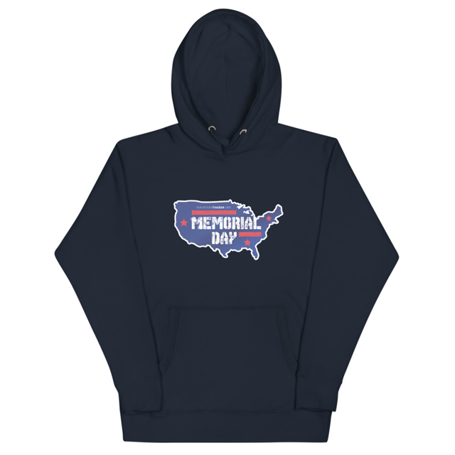 Memorial Day USA Unisex Hoodie, second view