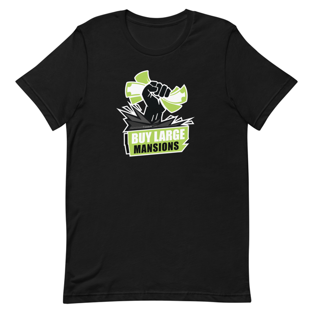 Buy Large Mansions - Black Lives Matter Scandal Short-sleeve unisex t-shirt, second view
