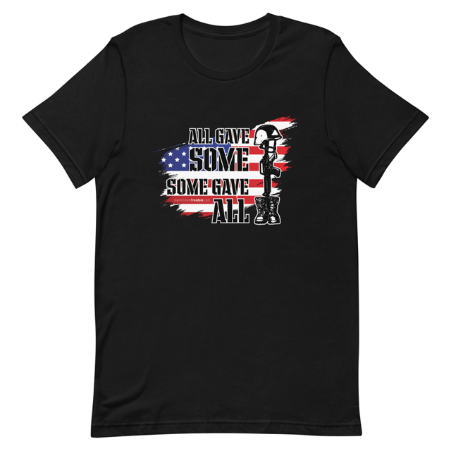 All Gave Some, Some Gave All Short-sleeve Patriotic t-shirt, second view