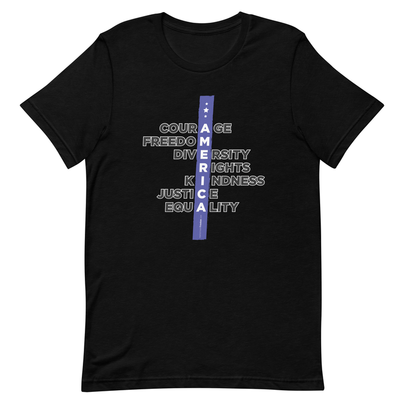 A.M.E.R.I.C.A. Short-sleeve Patriotic t-shirt