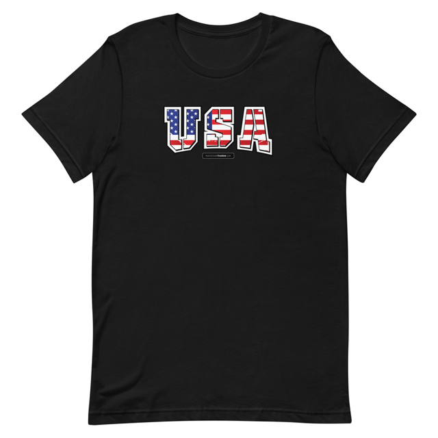 USA Short-sleeve unisex t-shirt, second view