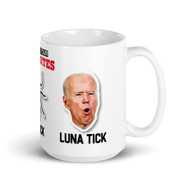 Know Your Parasites mug in white, product mockup