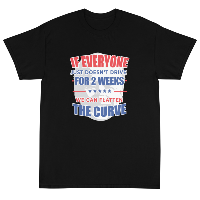 Flattening The Curve - Short Sleeve T-Shirt